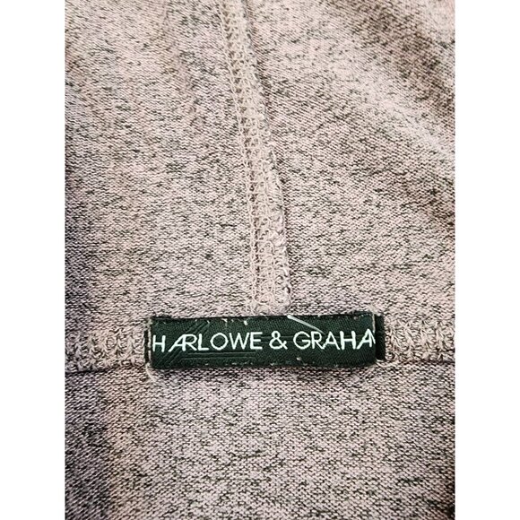 Harlowe & Graham Brushed Fleece Hoodie Sweatshirt Women's Size S Pink Pullover - Picture 6 of 9
